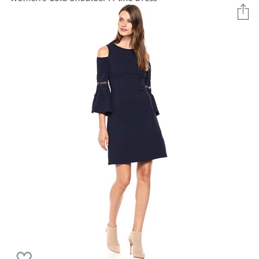 Eliza J Cold Shoulder Cut Out Dress